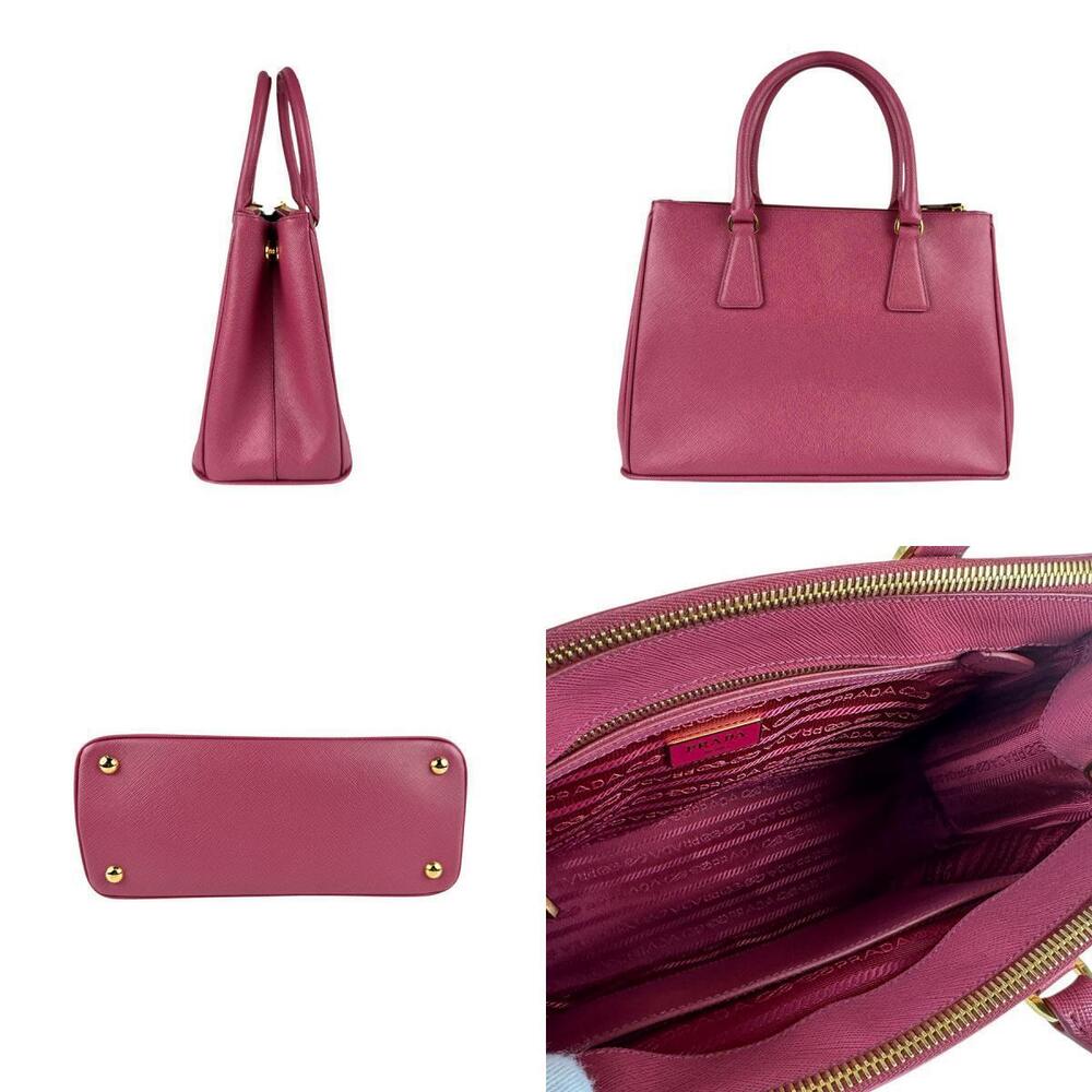 Prada Bag Shoulder Galleria Leather 2way Pink